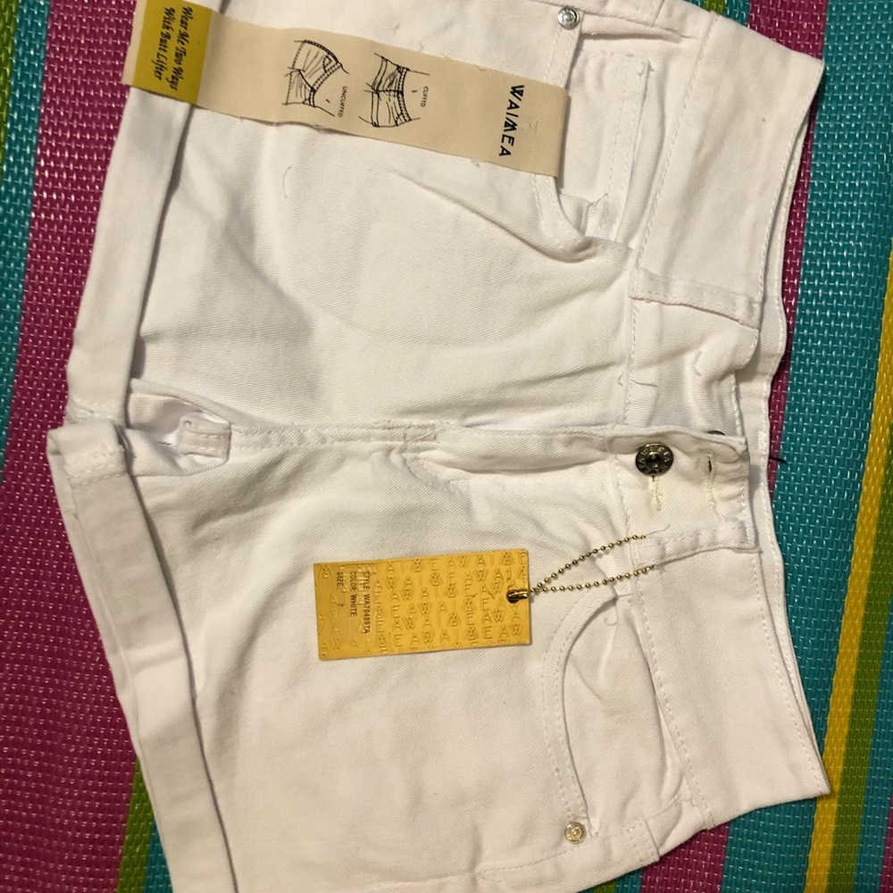 White Shorts
